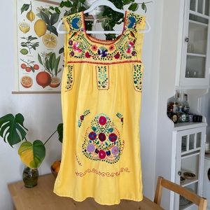 Mexican Embroidered Dress